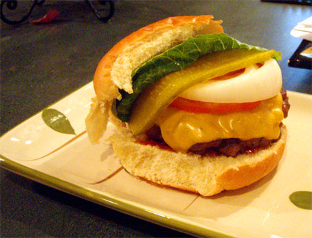 Grilled hamberger recipe